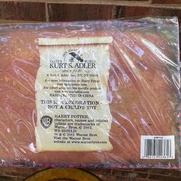 New sealed Kurt S. Adler Harry Potter, Ron Weasley & Hermione Granger ornaments - Picture 5 of 5